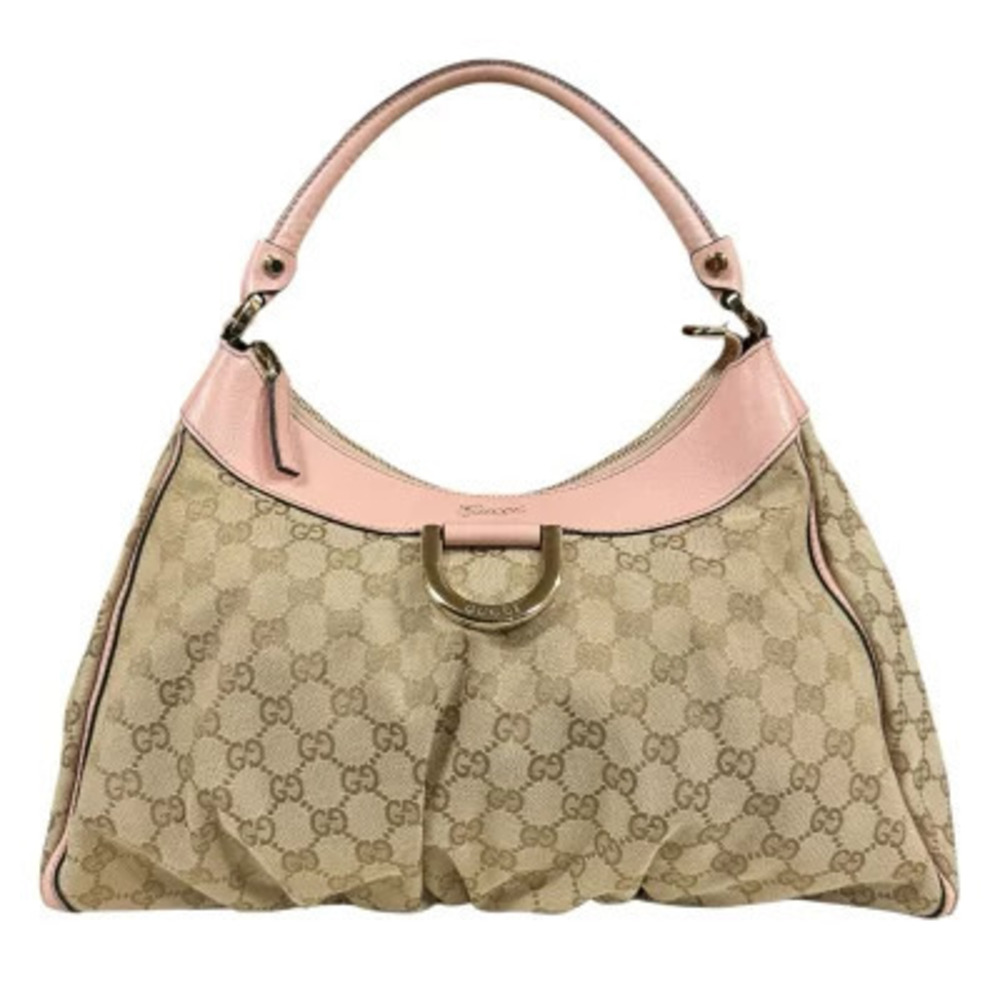 Gucci Abbey Handbag GG canvas Beige Cream Hobo